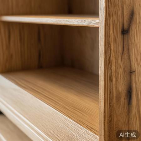 简洁木质置物架，温馨收纳神器