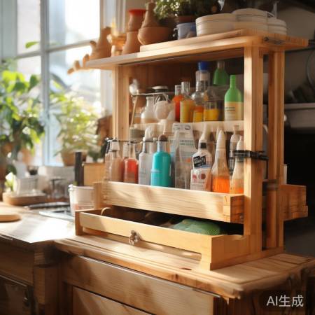 “消毒柜置物架，生活小风景”