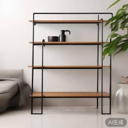 简约防滑金属置物架