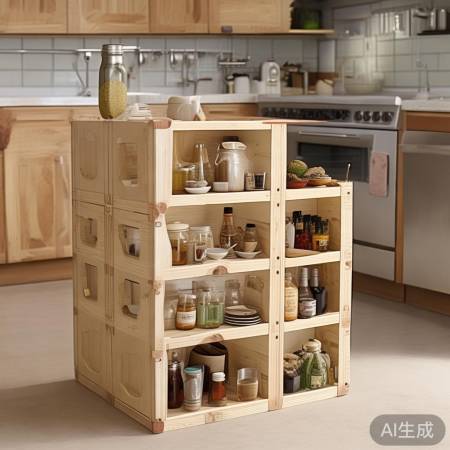 魔方置物架，灵活分类收纳