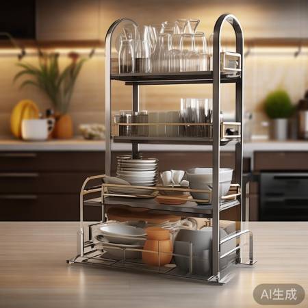 厨房消毒柜置物架，空间利用神器