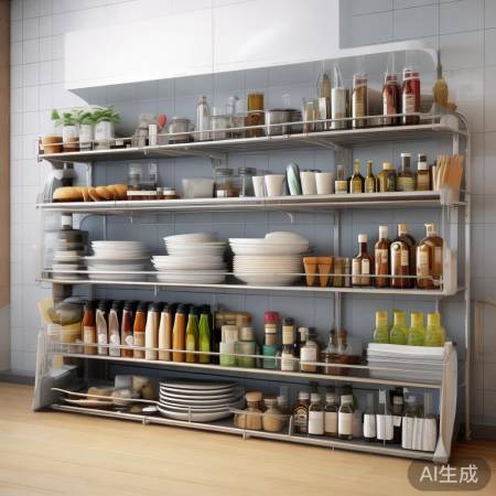 “置物架，生活更整齐”