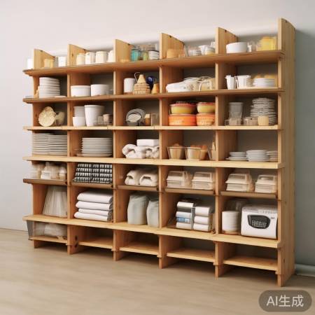 多功能隔层置物架