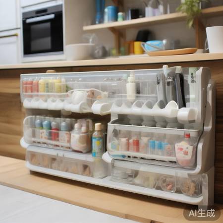 消毒柜巧用置物架