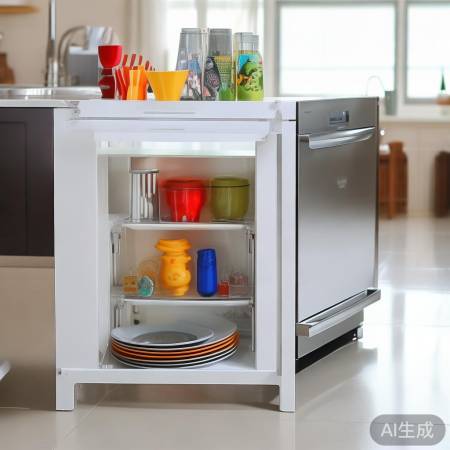 食品级PP塑料置物架，厨房亮丽