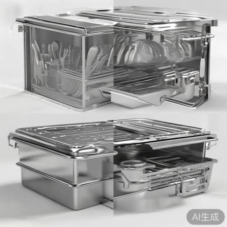 不锈钢木质架，耐用易清洁