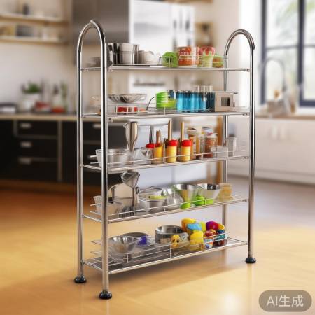 多层可调高度置物架