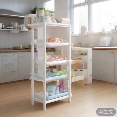 置物架巧扩消毒柜空间