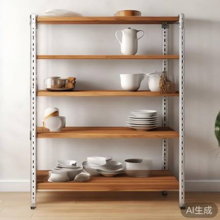 “可调层高防滑置物架”