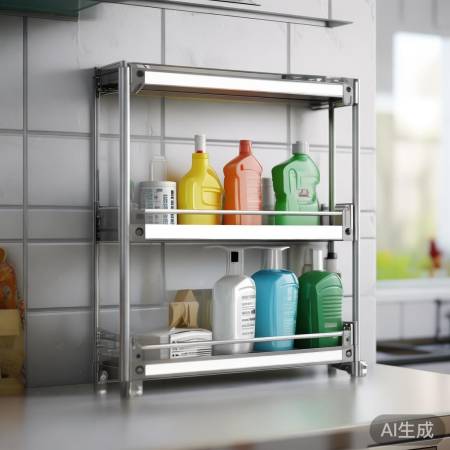 “实用置物架，井然有序”