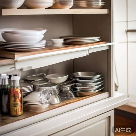 “置物架巧用，收纳有序便捷”